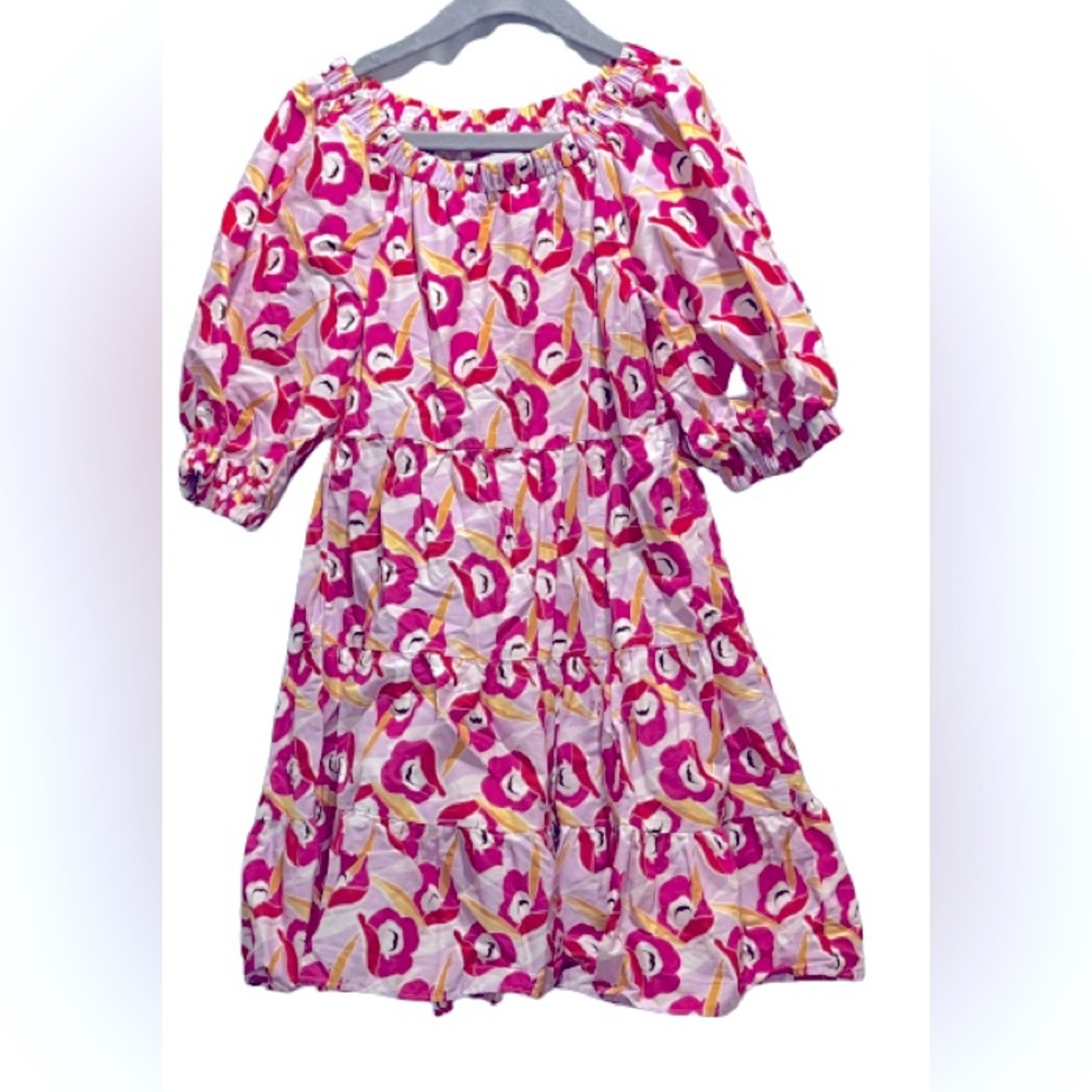 Flouncy Floral Dress